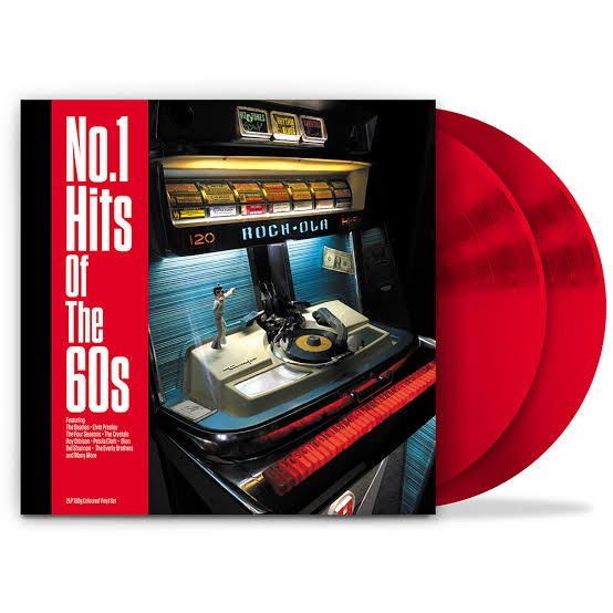 images (4) Various Artists - No 1 Hits Of The '60s (Red Vinyl) - Image 1