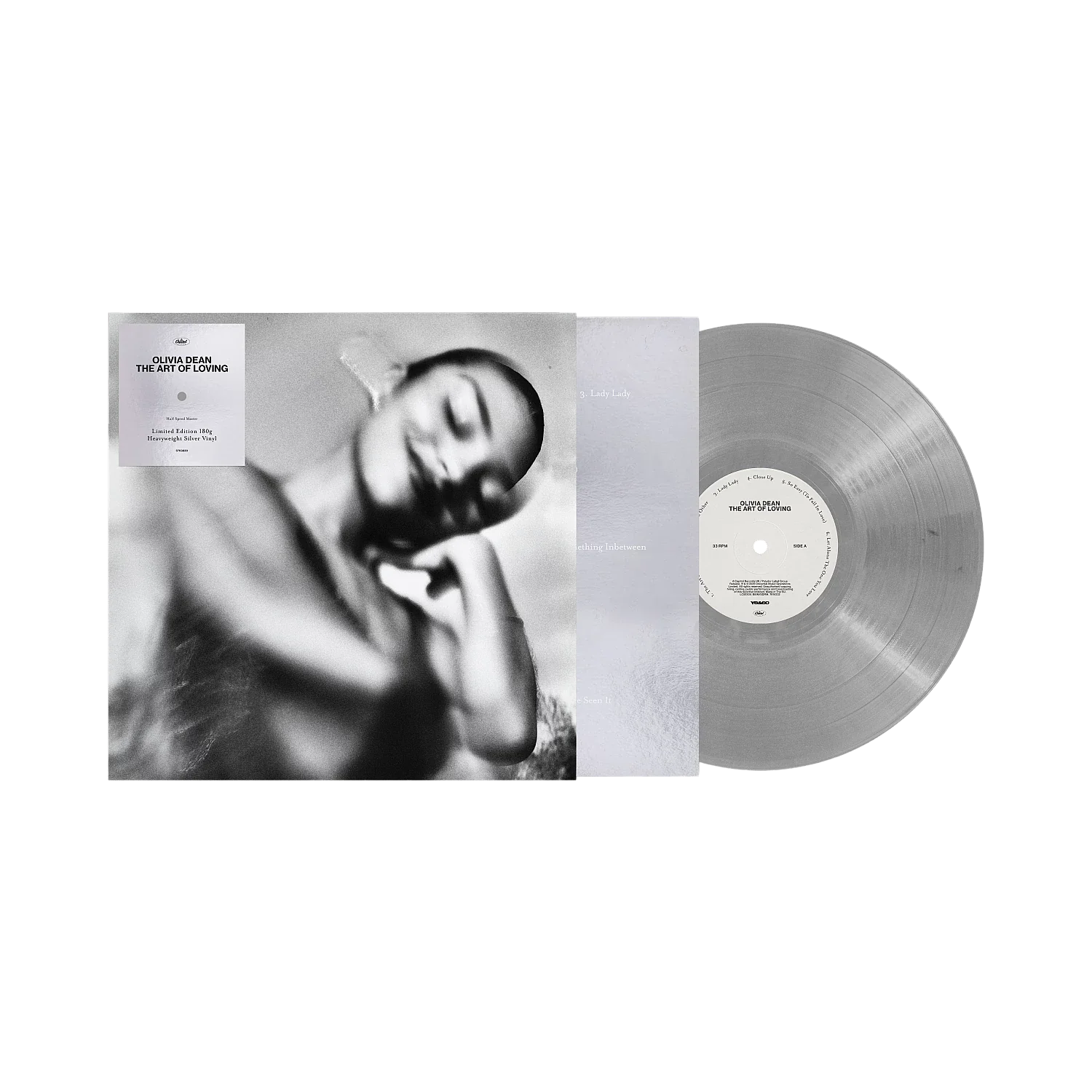 0199957638203-transparent-001 Olivia Dean – The Art Of Loving Half Speed Master(Silver Vinyl) - Image 1